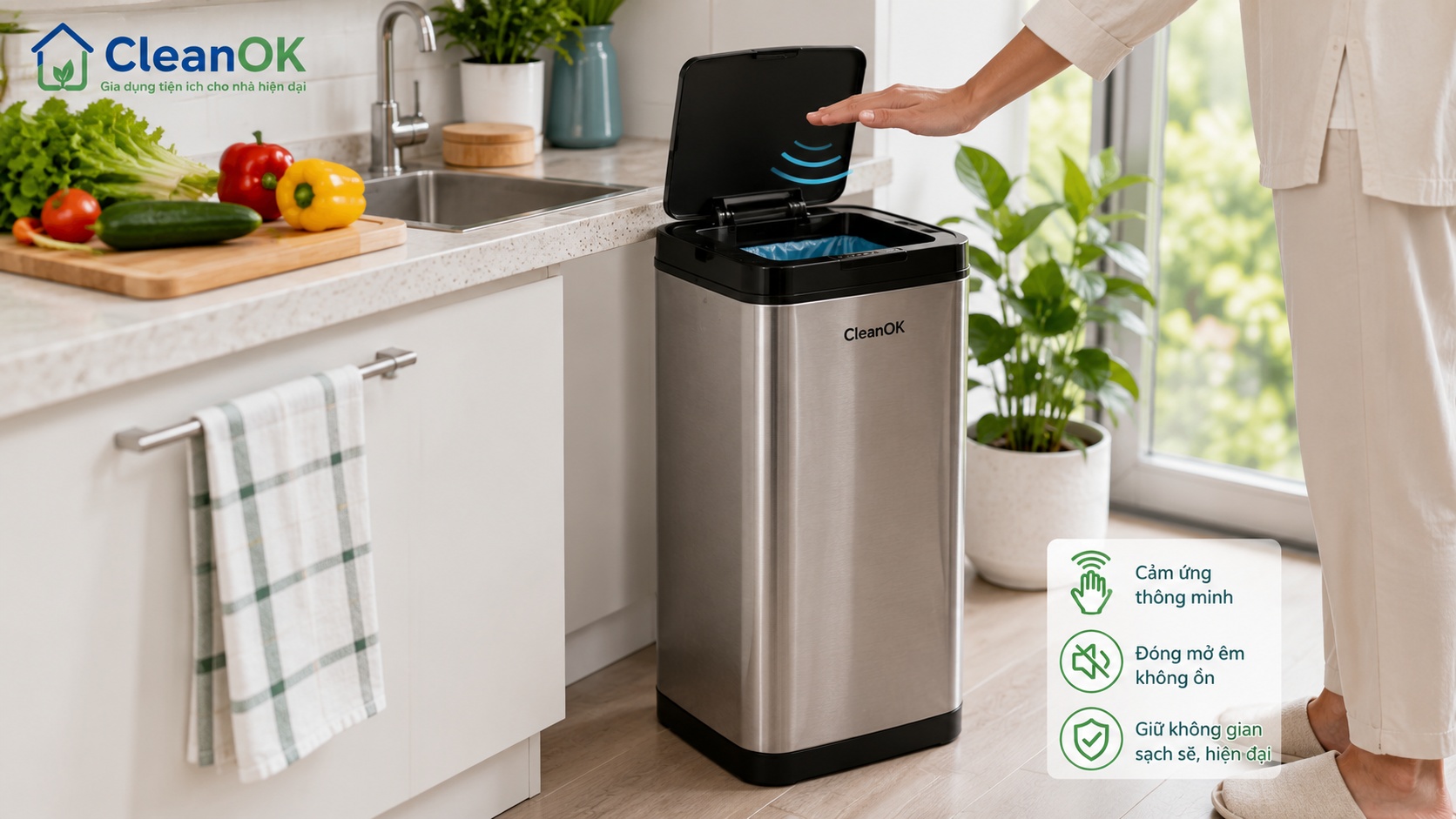 Dụng cụ vệ sinh nhà bếp thông minh