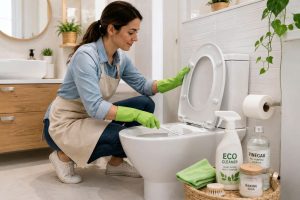 Vệ sinh nhà vệ sinh sạch khuẩn