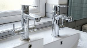 Nước tẩy cặn canxi vòi nước