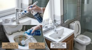 Nước tẩy cặn canxi sạch mới